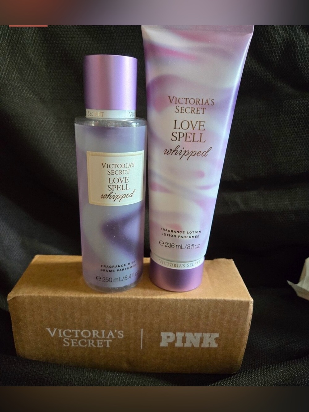 Victoria's Secret Love Spell Whipped fragrance mist and lotion set